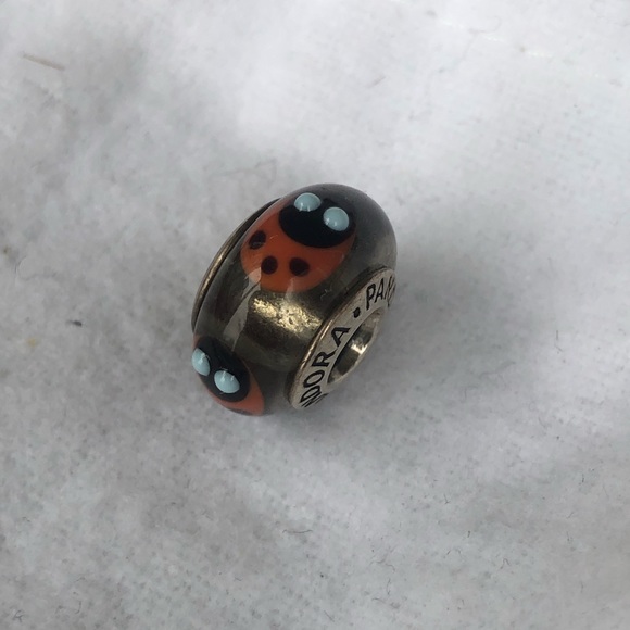 Pandora Ladybug Murano glass Charm - Picture 3 of 5